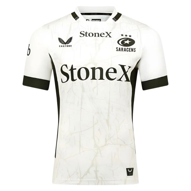 2025-2026 Saracens Away Rugby Shirt (Your Name)