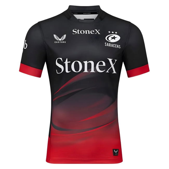 2025-2026 Saracens Home Rugby Shirt (Kids) (Your Name)