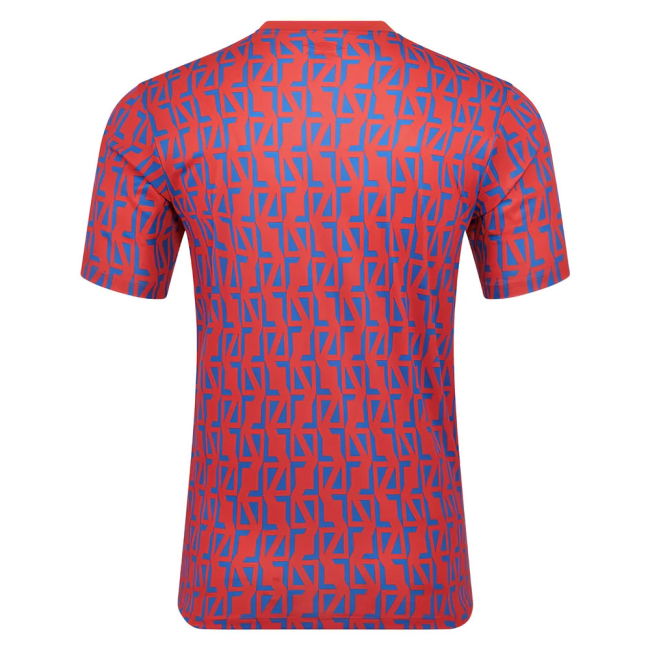 2025-2026 Rangers Away Pre-Match Tee (Flame Scarlet)