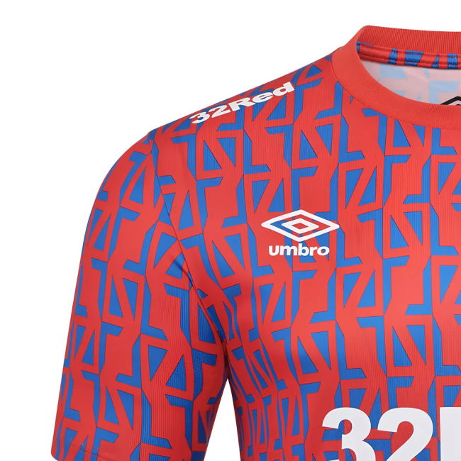 2025-2026 Rangers Away Pre-Match Tee (Flame Scarlet)