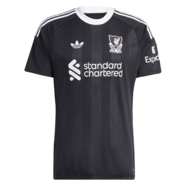 2025-2026 Liverpool Third Goalkeeper Shirt (Black) (Mamardashvili 25)