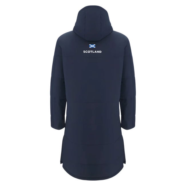 2025-2026 Scotland Rugby Long Bench Padded Jacket (Navy)