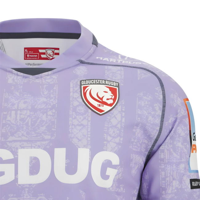 2025-2026 Gloucester Rugby Poly Away Shirt