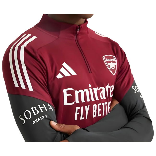 2025-2026 Arsenal EU Training Top (Burgundy)