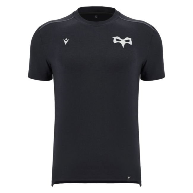 2025-2026 Ospreys Rugby Ath Cotton Tee (Black) (Your Name)