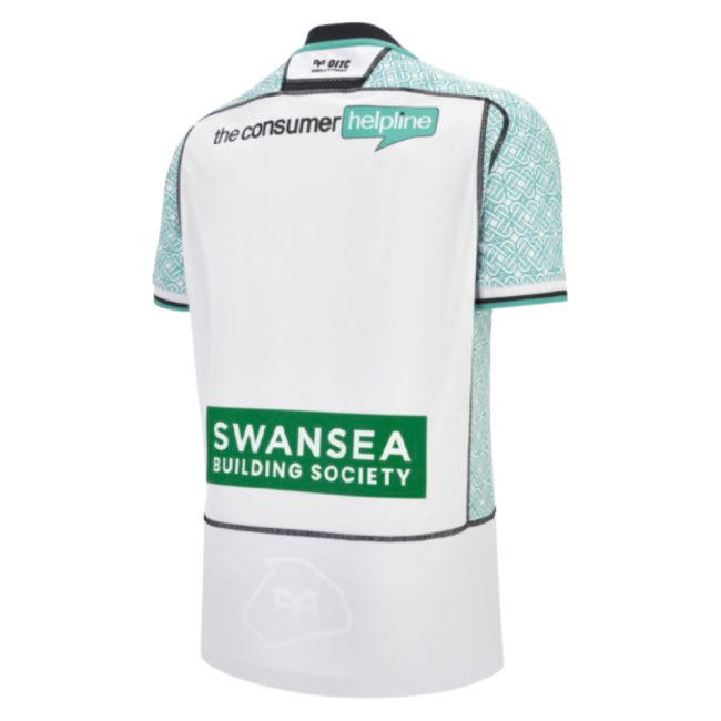 2025-2026 Ospreys Away Rugby Poly Replica Shirt