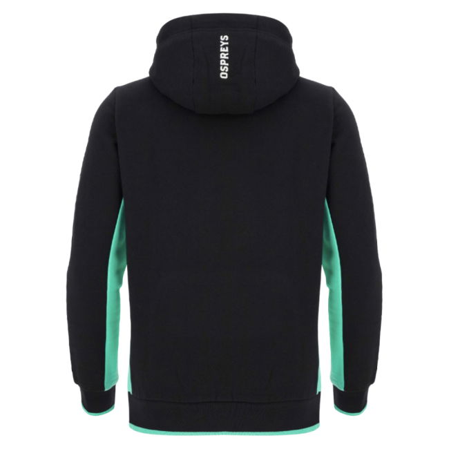 2025-2026 Ospreys Rugby Cotton Hooded Sweat (Black)
