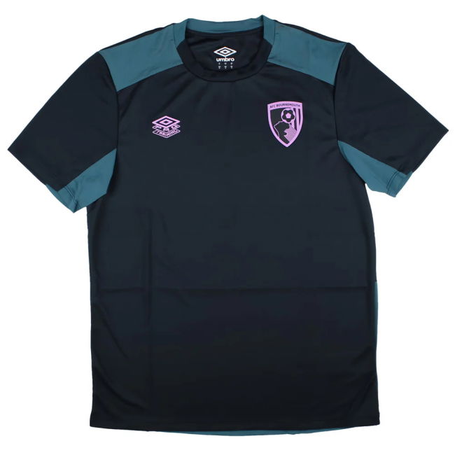 2025-2026 Bournemouth Pro Training Tee (Blueberry) (Your Name)