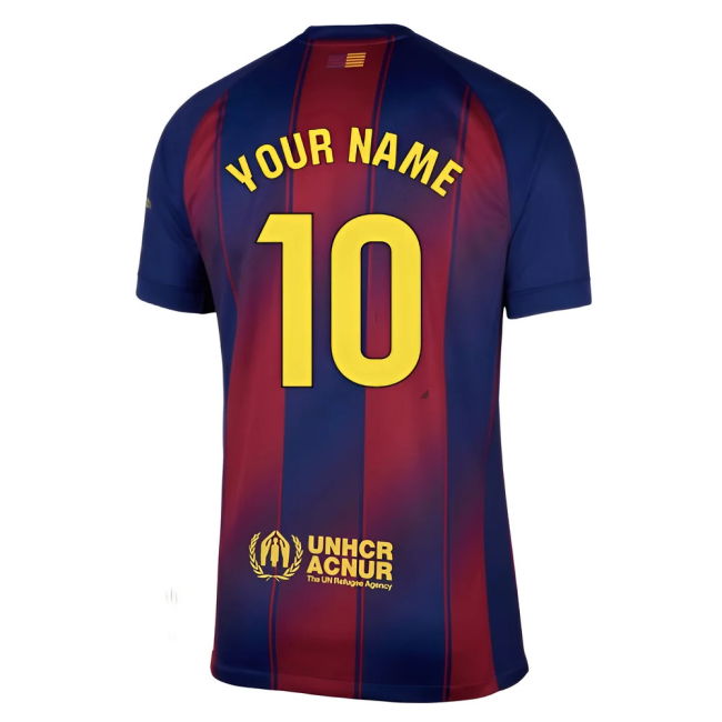 2025-2026 Barcelona Home Shirt (Your Name)