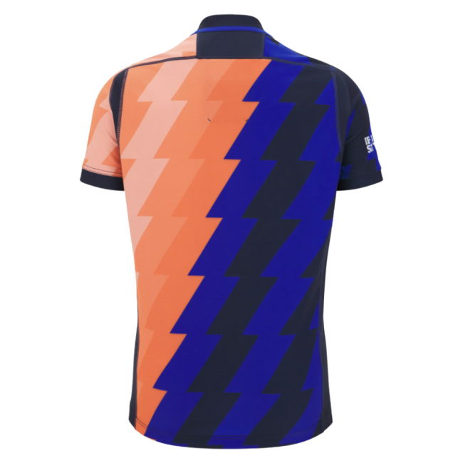 2025-2026 Edinburgh Rugby Training Jersey (Orange-Blue)