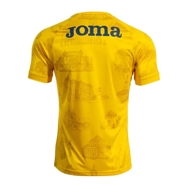 2025-2026 Romania Pre Match Shirt (Yellow) - Kids