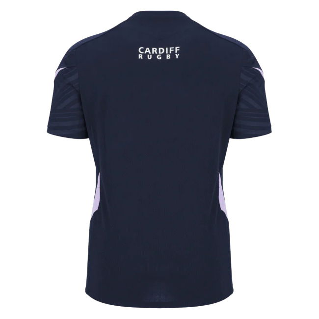 2025-2026 Cardiff Rugby Training Poly T-Shirt (Navy)