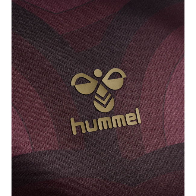 2025-2026 Hearts Home Pre Match Shirt (Maroon)