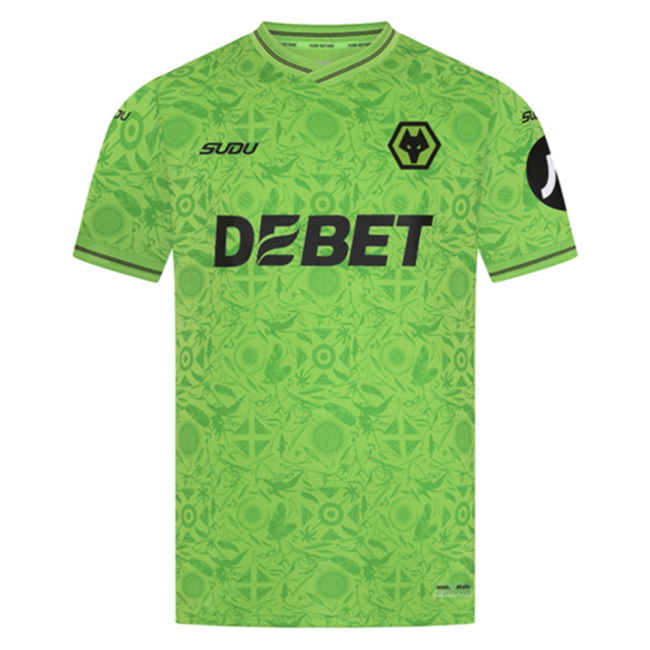 2025-2026 Wolves Goalkeeper Third Shirt (Green) (Your Name)