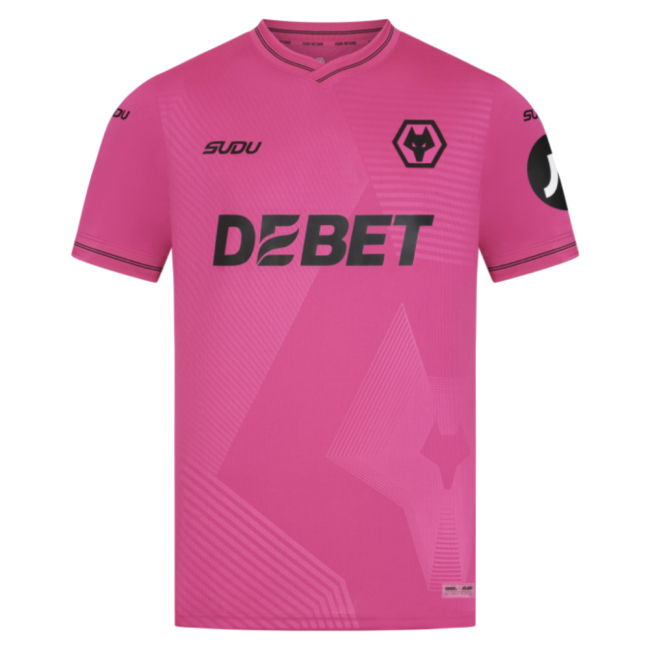 2025-2026 Wolves Goalkeeper Away Shirt (Pink) (Jose Sa 1)