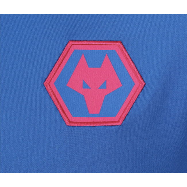 2025-2026 Wolves Players Training 1/4 Zip Top (Lapis Blue)