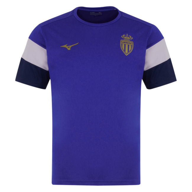 2025-2026 AS Monaco Pre Match Shirt (Blue) (Your Name)