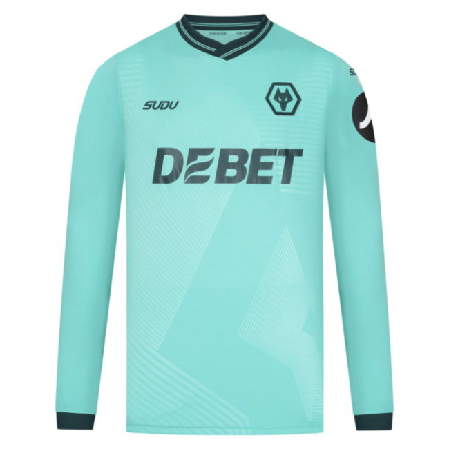 2025-2026 Wolves Long Sleeve Away Shirt (Guedes 29)