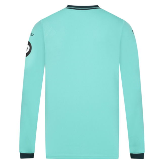 2025-2026 Wolves Long Sleeve Away Shirt