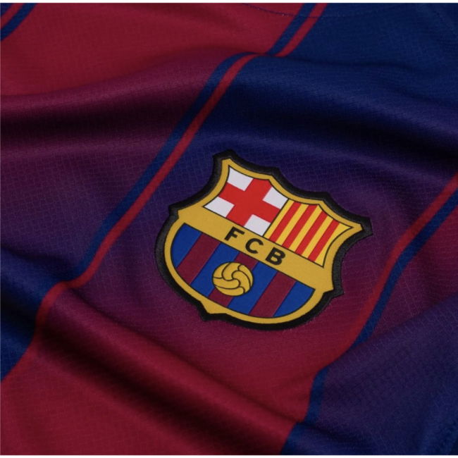 2025-2026 Barcelona Home Long Sleeve Shirt