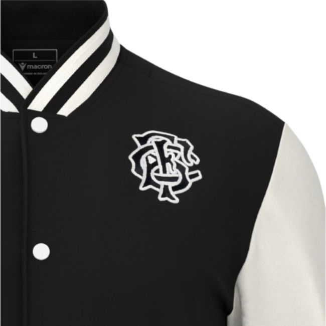 2025-2026 Barbarians Rugby Warm Up Jacket (Black)