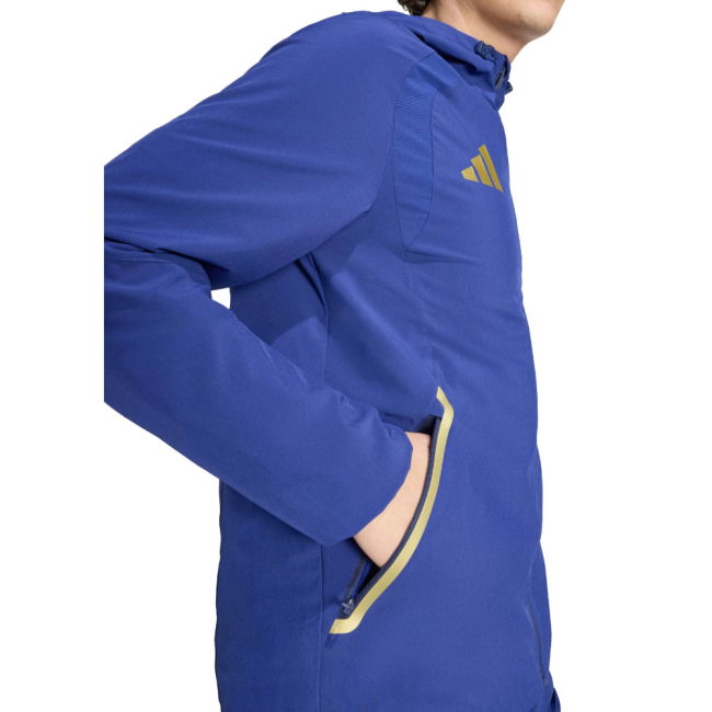 2026-2027 Italy Tiro Travel Full Zip Windbreaker (Victory Blue)