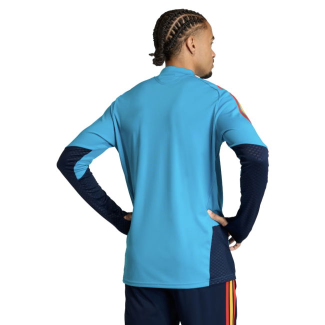 2026-2027 Spain Training Top (Bold Aqua)