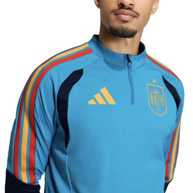2026-2027 Spain Training Top (Bold Aqua)