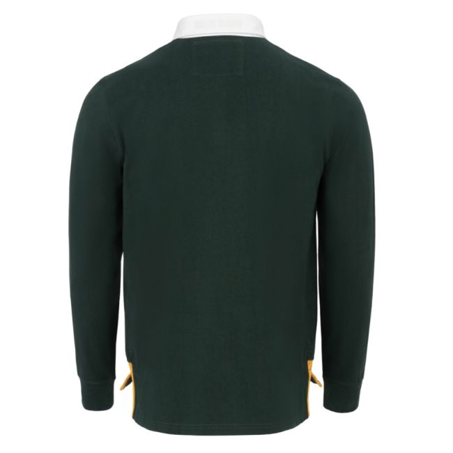 Kooga Vintage South Africa Men\'s LS Rugby Shirt (Green)