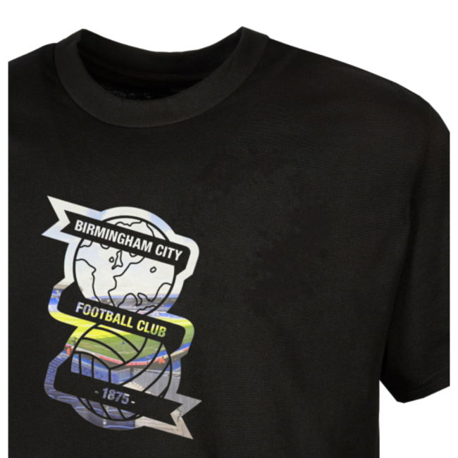 2025-2026 Birmingham City Stadium Crest T-shirt (Black)