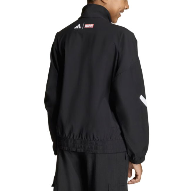 2025-2026 Real Madrid Anthem Jacket (Black) - Kids