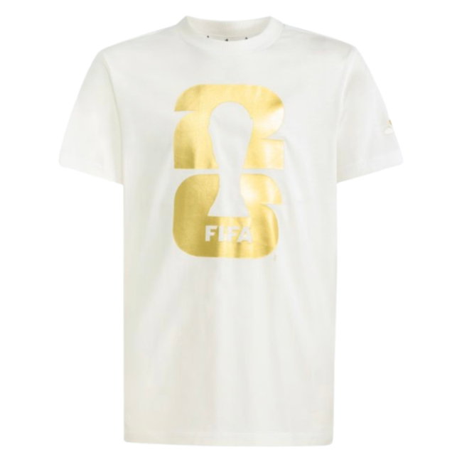 FIFA World Cup 2026 Official Emblem T-Shirt (White) - Kids (Your Name)