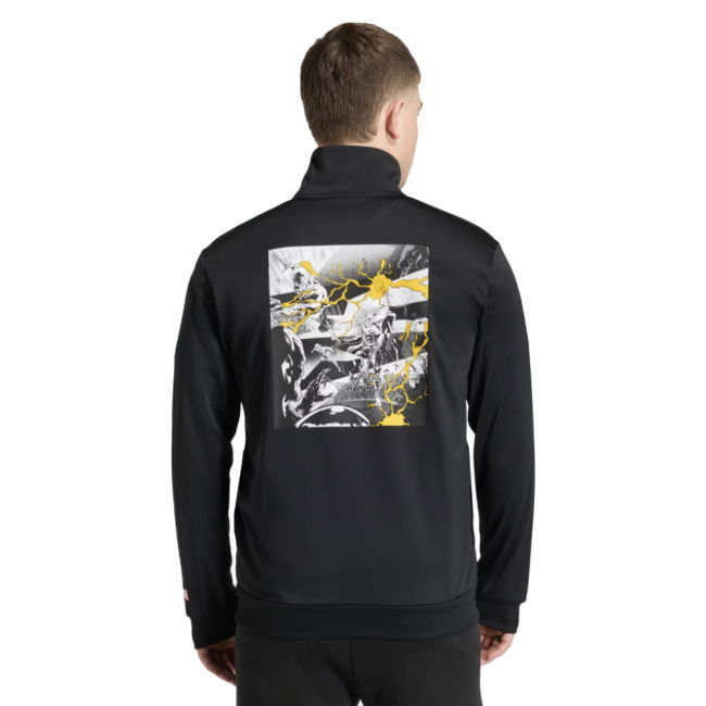 2025-2026 Real Madrid Marvel Track Top (Black)