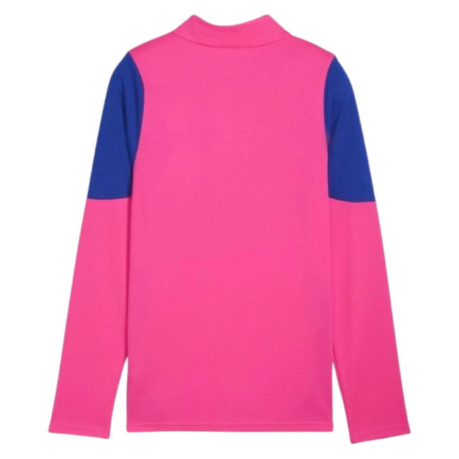 2025-2026 Man City Training 1/4 Zip Top (Fluro Pink) - Kids