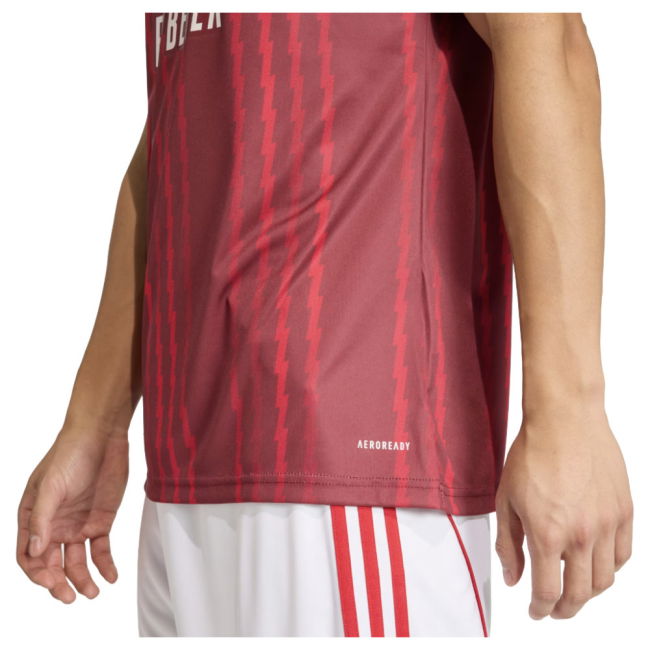 2025-2026 Arsenal Pre-Match Warm Up Shirt (Burgundy)