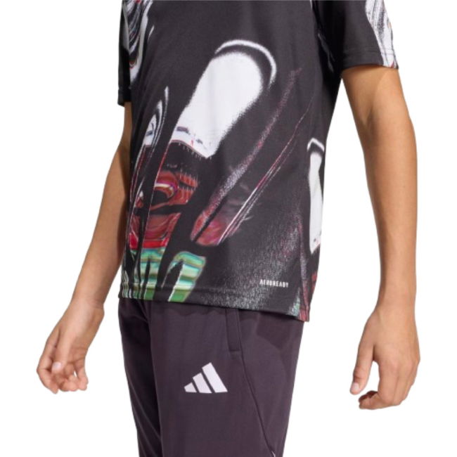 2025-2026 Man Utd Pre Match Shirt (Black) - Kids