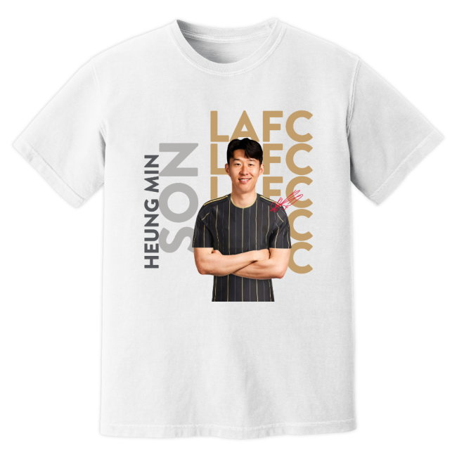 Heung Min Son LAFC New Signing T-Shirt (White)