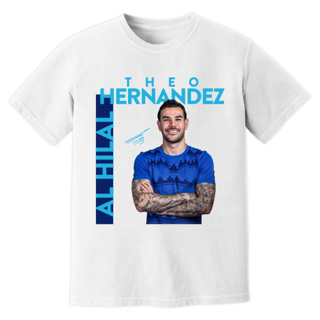Theo Hernandez Al Hilal New Signing T-Shirt (White)