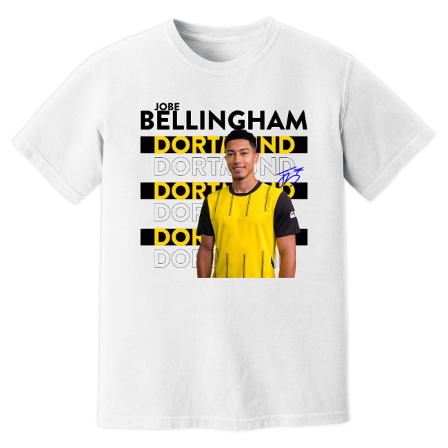 Jobe Bellingham Dortmund New Signing T-Shirt (White)