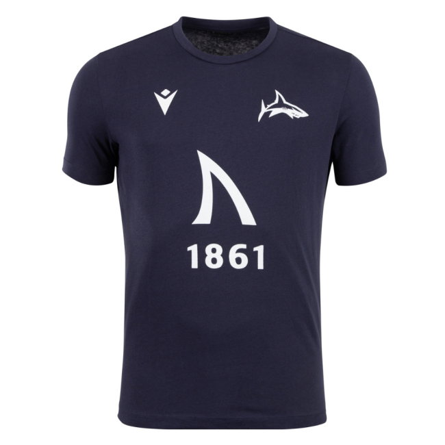 2025-2026 Sale Sharks Travel Shirt (Navy) (Your Name)