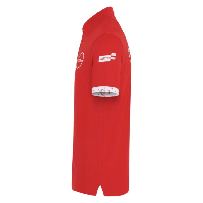 2026 Nissan Formula E Replica Polo Shirt (Red)