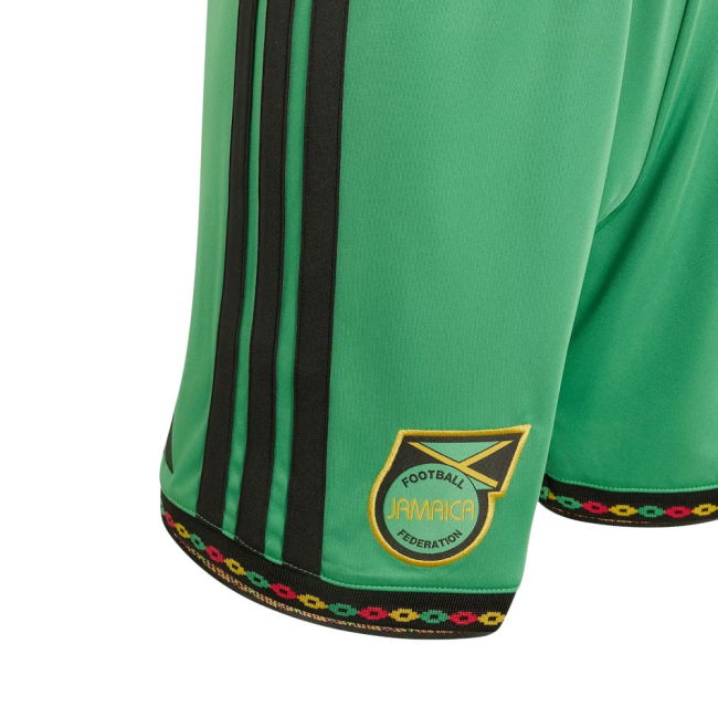 2026-2027 Jamaica Home Shorts (Green) - Kids