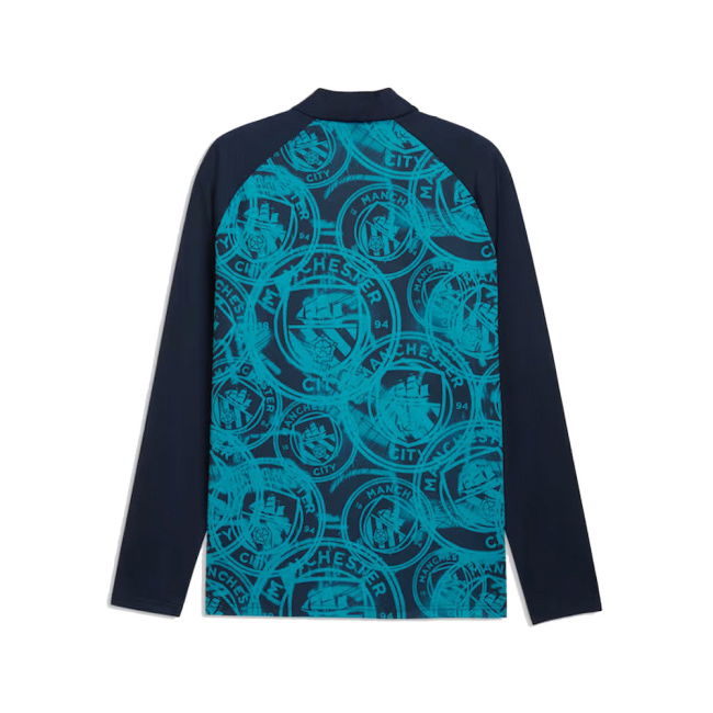 2026 Man City Warm Up 1/4 Zip Top (Deep Navy)