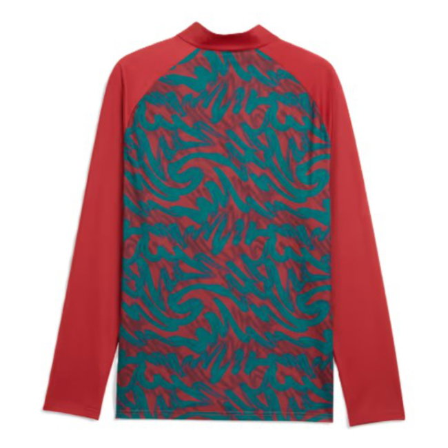 2026-2027 Portugal Warm Up 1/4 Zip Top (Red)