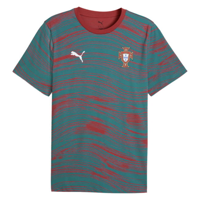 2026-2027 Portugal FtblCulture Tee AOP (Red) (Ruben Dias 3)