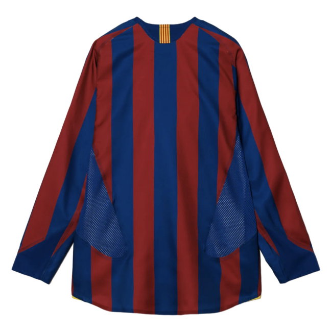 2005-2006 Barcelona T90 Reissue LS Home Shirt