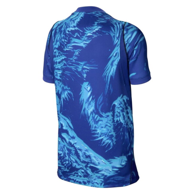 2026-2027 England Home Goalkeeper Shirt (Blue) - Kids