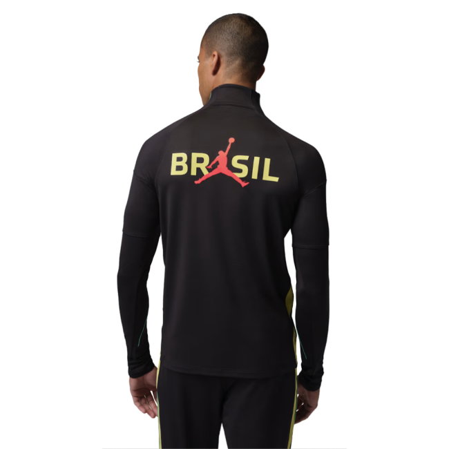2026-2027 Brazil Strike Dri-Fit Drill Top (Black)