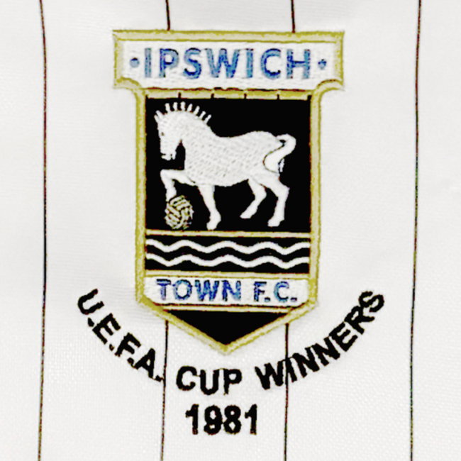 Ipswich Town 1981 Away UEFA Cup Winners Shirt (Your Name)