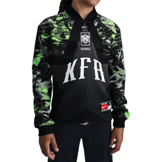 2026-2027 Korea Hollywood Goalkeeper Shirt (Black) - Kids (Your Name)